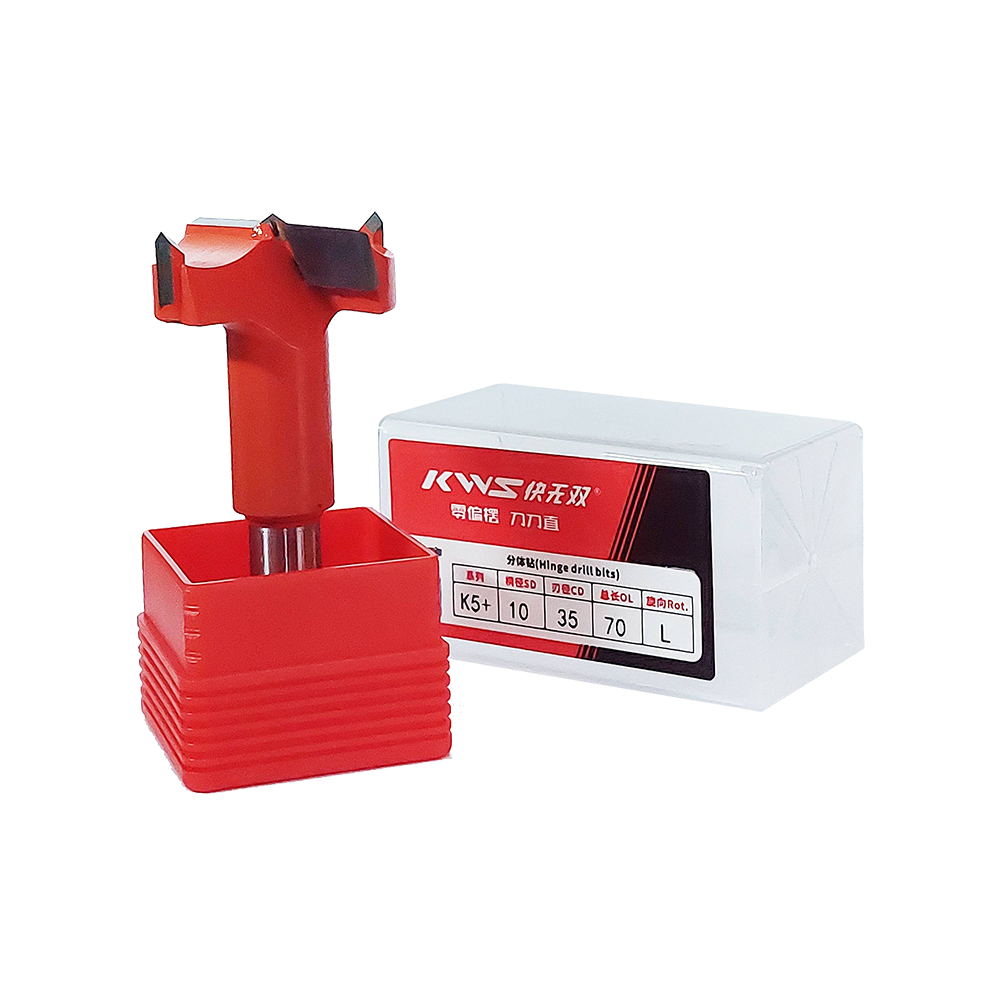 Broca para Dobradiças KWS - 35x70x10mm - Rotação L Esquerda - Série K5+