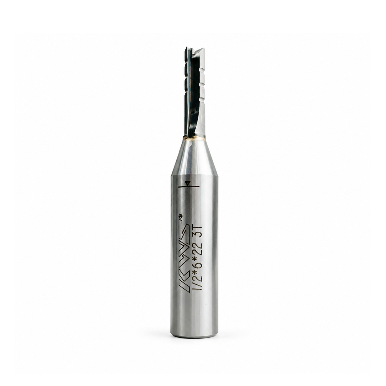 Fresa Router CNC para Corte em Madeira - 6x22x12,7mm - R - Direita - 3T (3 cortes) - Série K5F